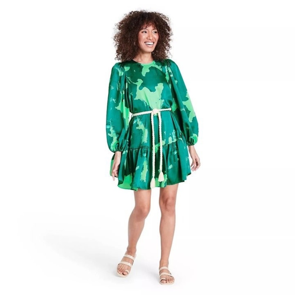 Alexis x Target Green Dress With Tie - NEVER WORN